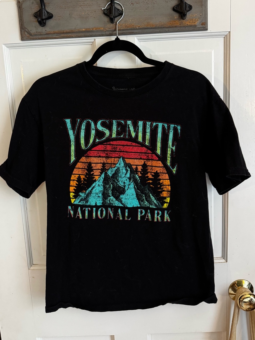 Yosemite National Park Black Graphic Tee